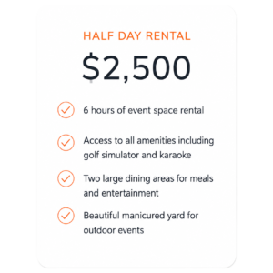 Half Day Event